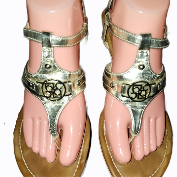 BCBG Shoes - BCBG | Women's Gold Sandals